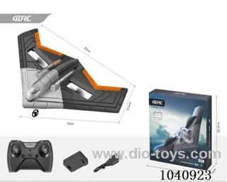 2-channel RC aircraft with light 2color mixed loading in color box