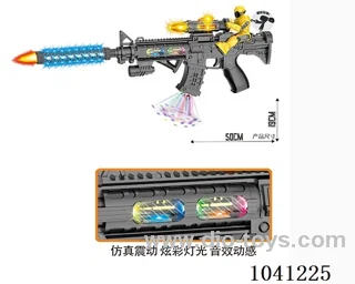 Electric gun with Light& gunfire& movement in opp bag