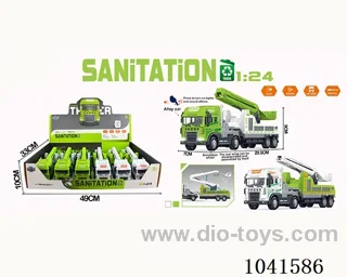 inertia alloy car with  light &musis 2color mixed loading include battery