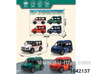 pull back car in opp bag