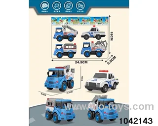 pull back car in opp bag