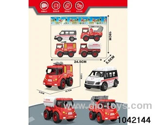 pull back car in opp bag