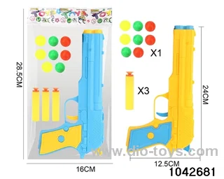Soft bullet gun in opp bag