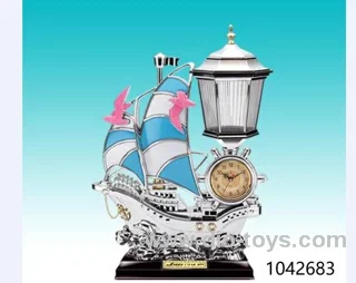 Desk lamp clock in color box