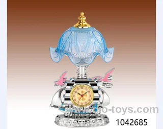 Lamp clock in color box