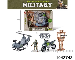 Military sets in window box