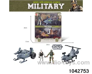 Military sets in window box