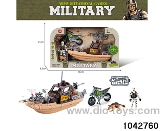 Military sets in window box