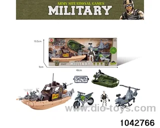 Military sets in window box