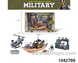 Military sets in window box