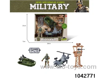 Military sets in display box