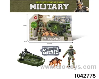 Military sets in display box