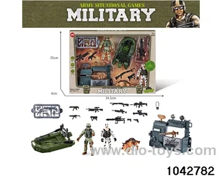 Military sets in window box