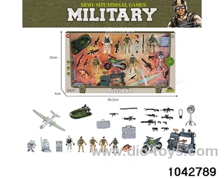 Military sets in window box