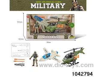 Military sets in window box