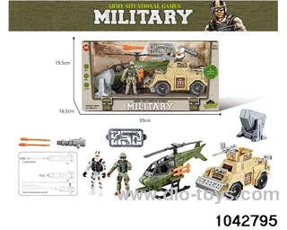 Military sets in window box