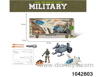 Military sets in window box