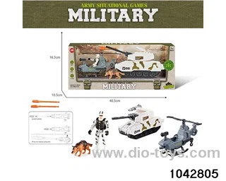 Military sets in window box