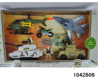 Military sets in window box