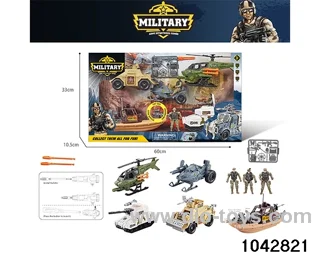 Military sets in window box