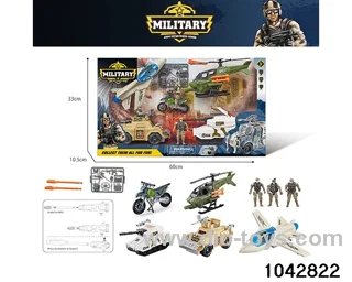 Military sets in window box