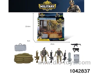 Military sets in window box