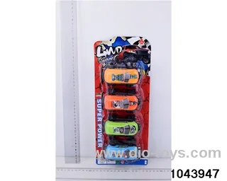 pull back car in Blister card
