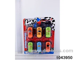 pull back car in Blister card