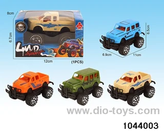 pull back car in color box