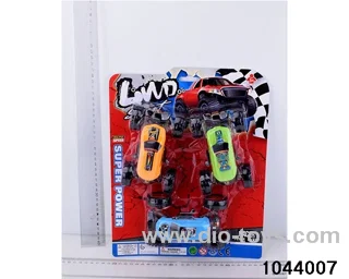pull back car in Blister card