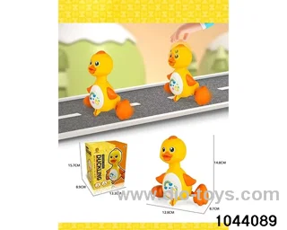 Press the duck in color box