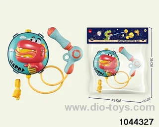 BACKPACK WATER GUN DINOSAUR in PP bag with header
