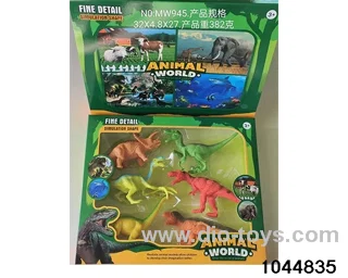 DINOSAUR WINDOW BOX 6 SETS IN WINDOW BOX