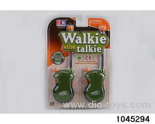 walkie-talkie in clam shell