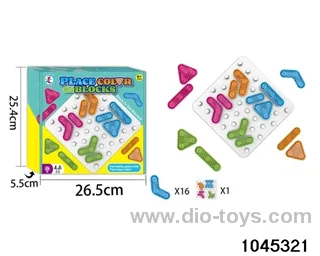 Game toys in color box