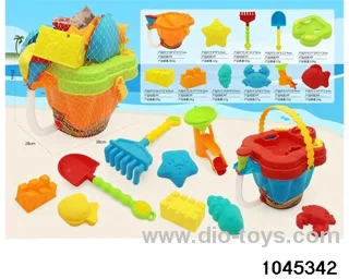 Beach bucket (11PCS) in Net bag