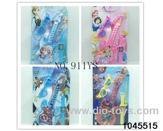 Guitar with watch，glasses