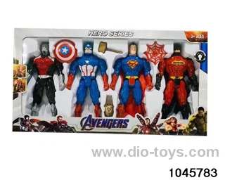 4pcs heros with light