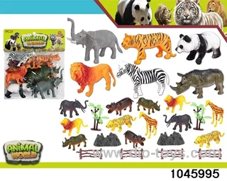 26pcs Animal Set in PP bag with header