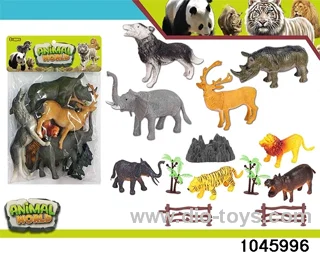 13pcs Animal Set in PP bag with header