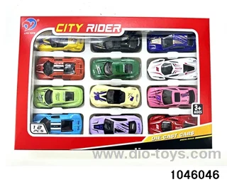 1:64 Scooter Alloy Car (12pcs) in window box