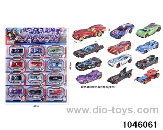 Alloy Car/12pcs in HangTag