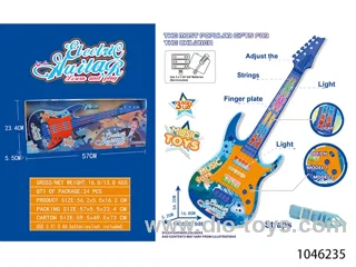 electric guitar in window box