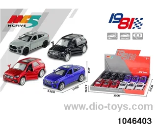 1:43 alloy car in display box