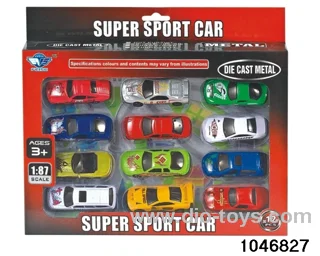 1:87 free wheel alloy car