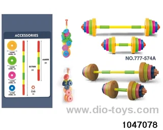 children's barbell in Net bag