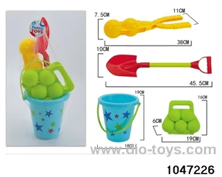 4pcs beach toy in Net bag