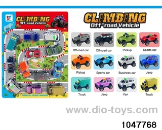 pull back car in Blister card