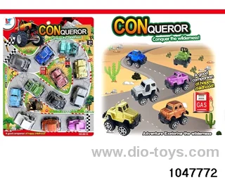 pull back car in Blister card