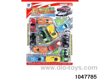pull back car in Blister card
